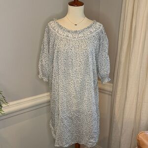 Doen Odessa Kate Floral Smock Neck Dress